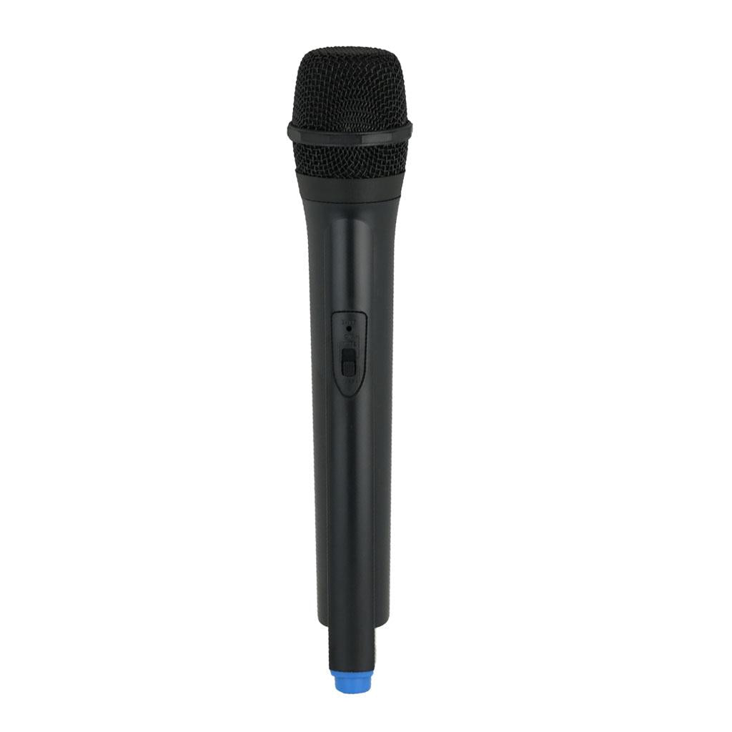 Classic Plastic Wireless Microphone Props Fake Mic Toy Handheld Blue
