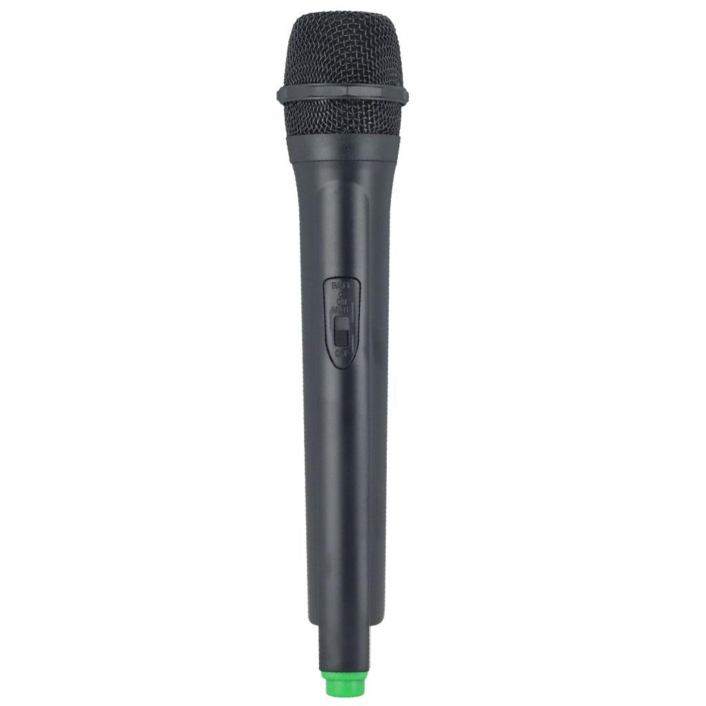 Classic Plastic Wireless Microphone Props Fake Mic Toy Handheld Green