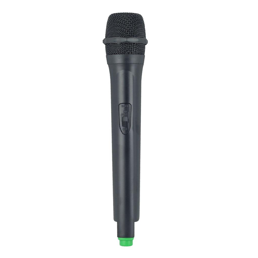 Classic Plastic Wireless Microphone Props Fake Mic Toy Handheld Green