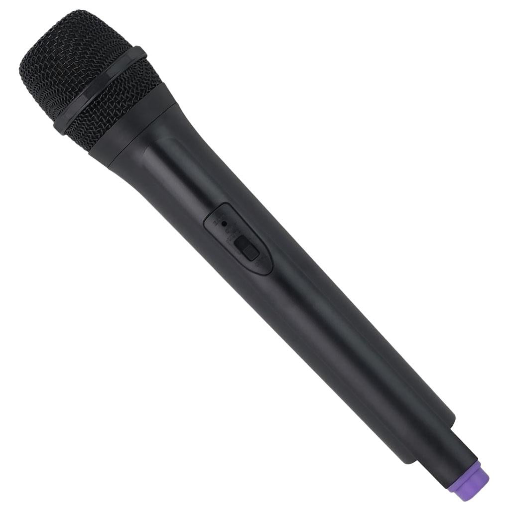 Classic Plastic Wireless Microphone Props Fake Mic Toy Handheld Purple