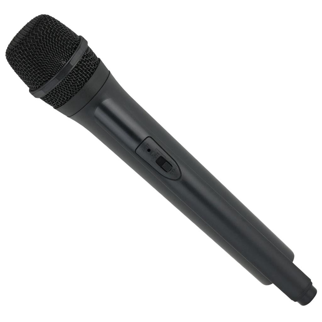 Classic Plastic Wireless Microphone Props Fake Mic Toy Handheld Black