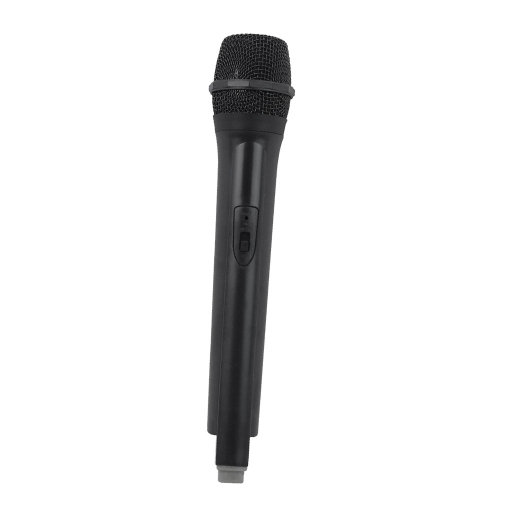 Classic Plastic Wireless Microphone Props Fake Mic Toy Handheld Gray