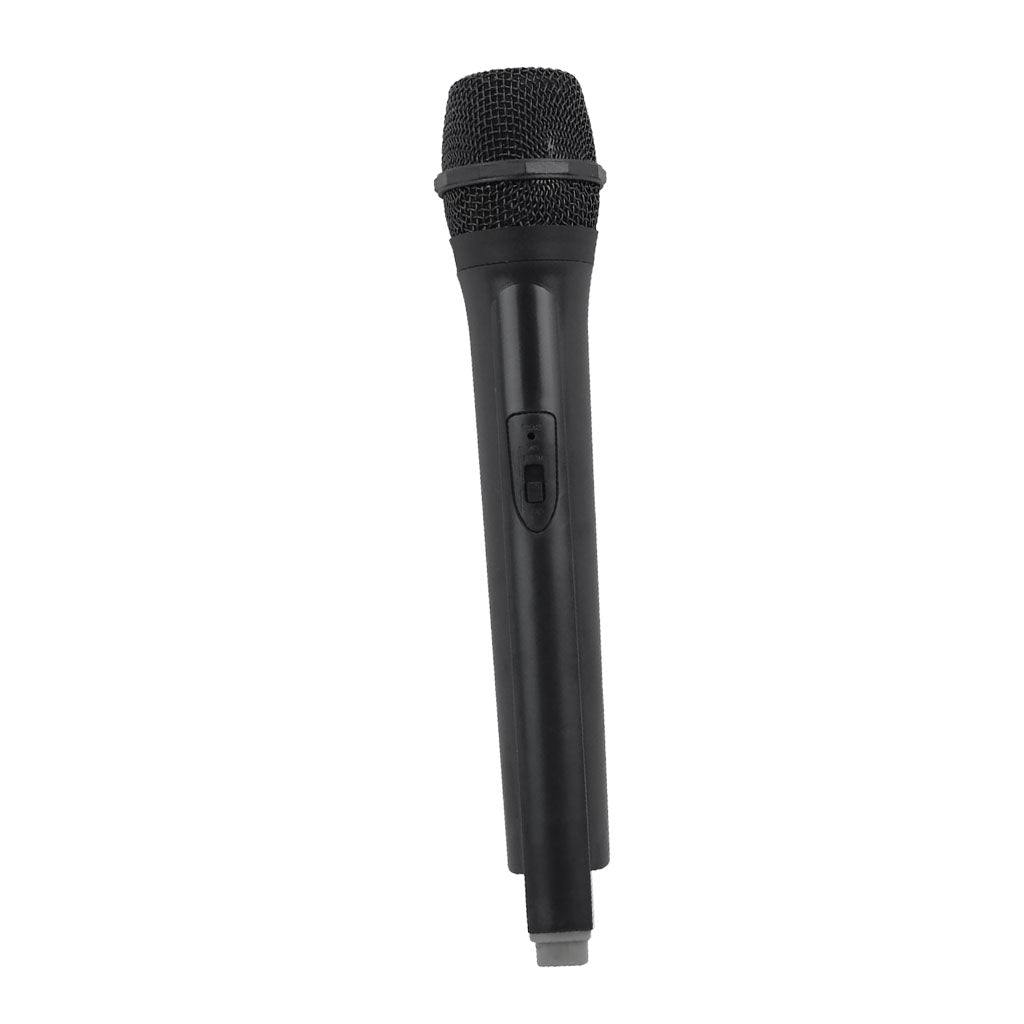 Classic Plastic Wireless Microphone Props Fake Mic Toy Handheld Gray