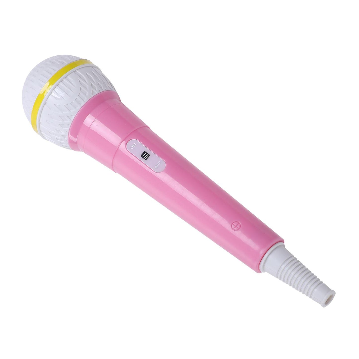 Kids Lip-synch Props Simulation Fake Microphone Model Rehearsal Toy Pink