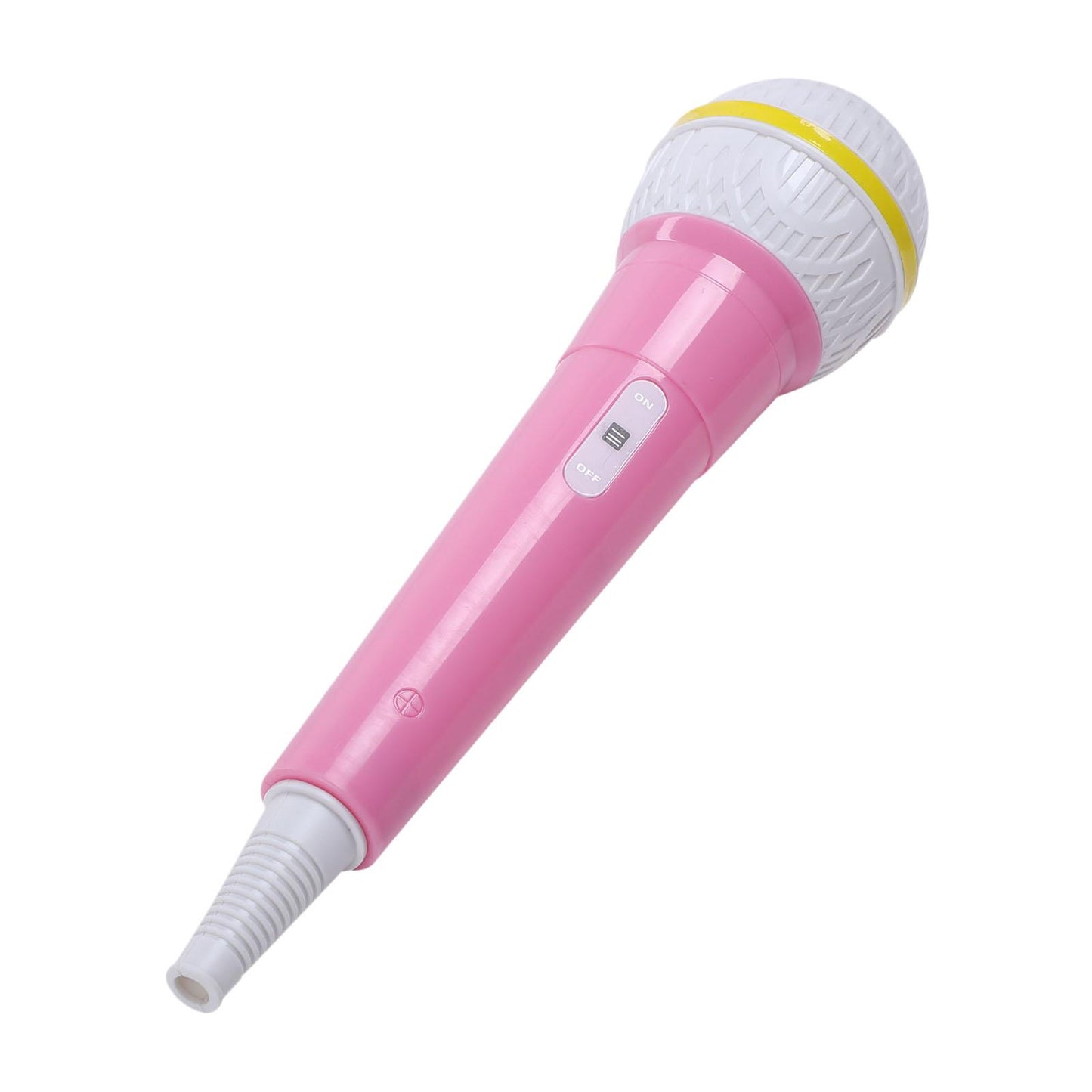 Kids Lip-synch Props Simulation Fake Microphone Model Rehearsal Toy Pink