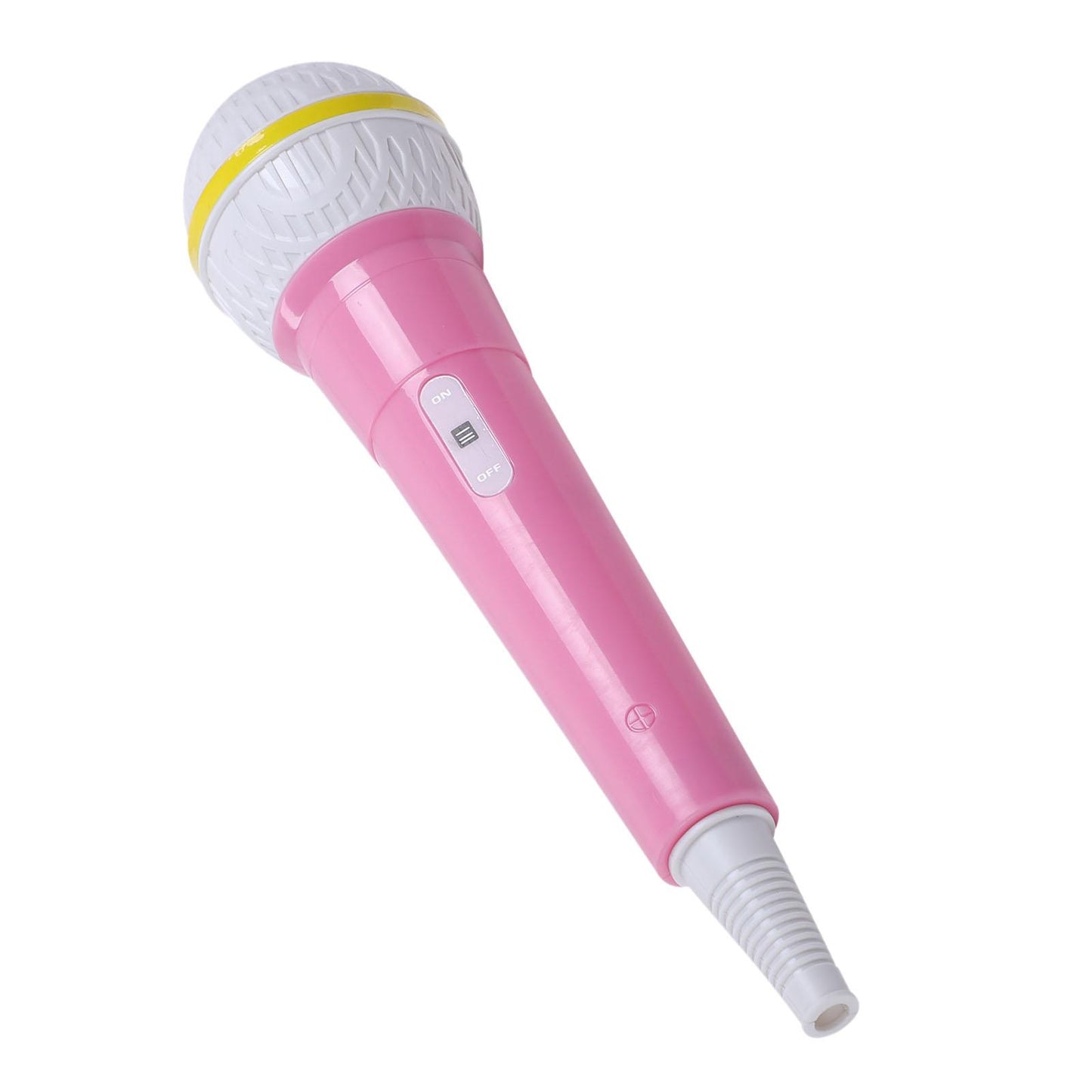 Kids Lip-synch Props Simulation Fake Microphone Model Rehearsal Toy Pink