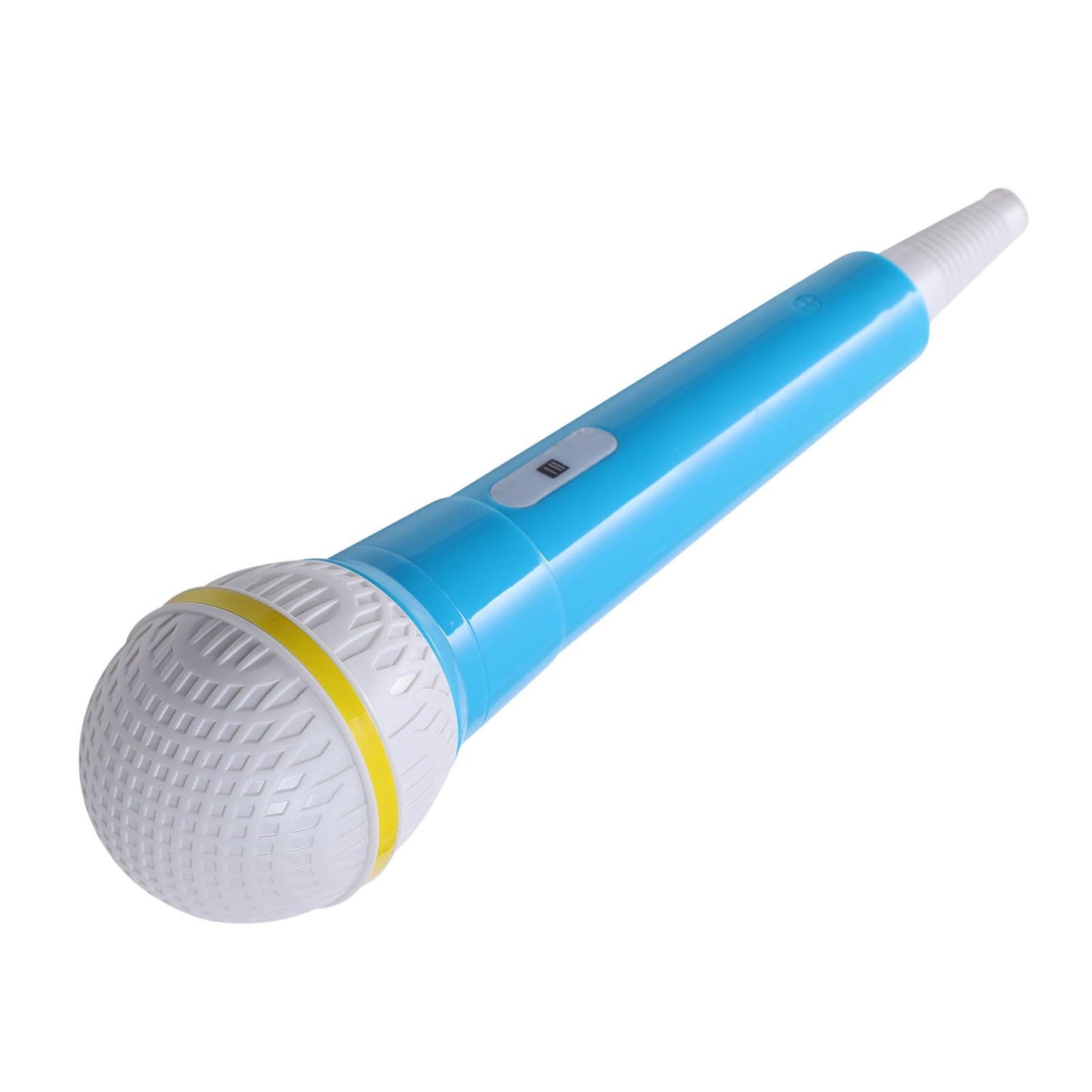 Kids Lip-synch Props Simulation Fake Microphone Model Rehearsal Toy Blue