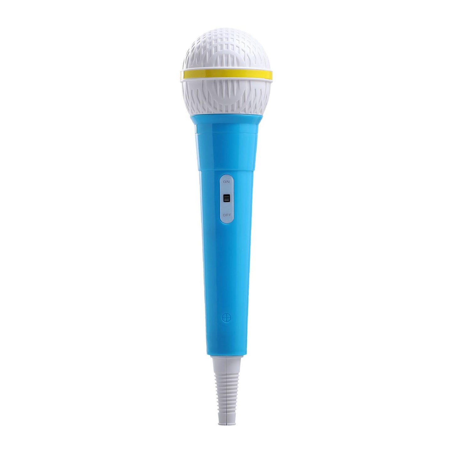 Kids Lip-synch Props Simulation Fake Microphone Model Rehearsal Toy Blue