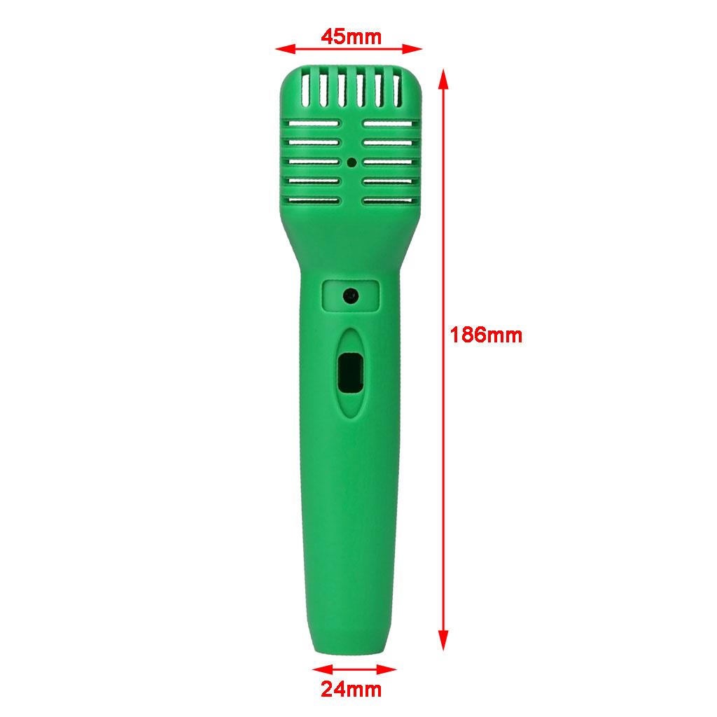 Little Anchorman Interview Props Plastic Microphone Green