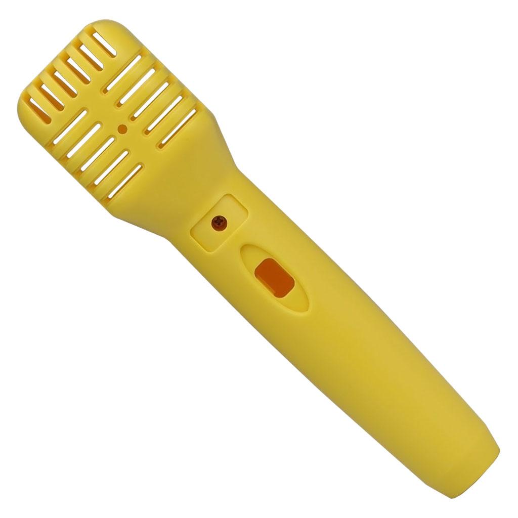 Little Anchorman Interview Props Plastic Microphone Yellow