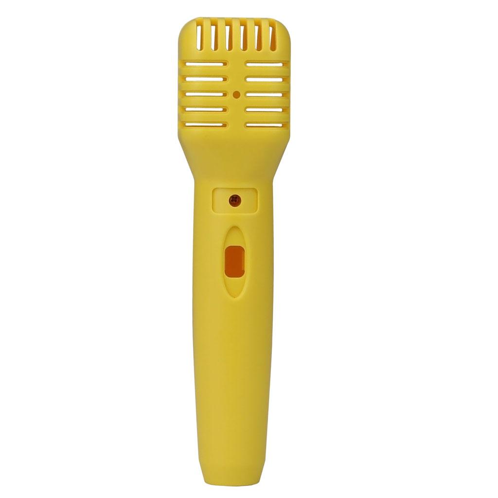 Little Anchorman Interview Props Plastic Microphone Yellow