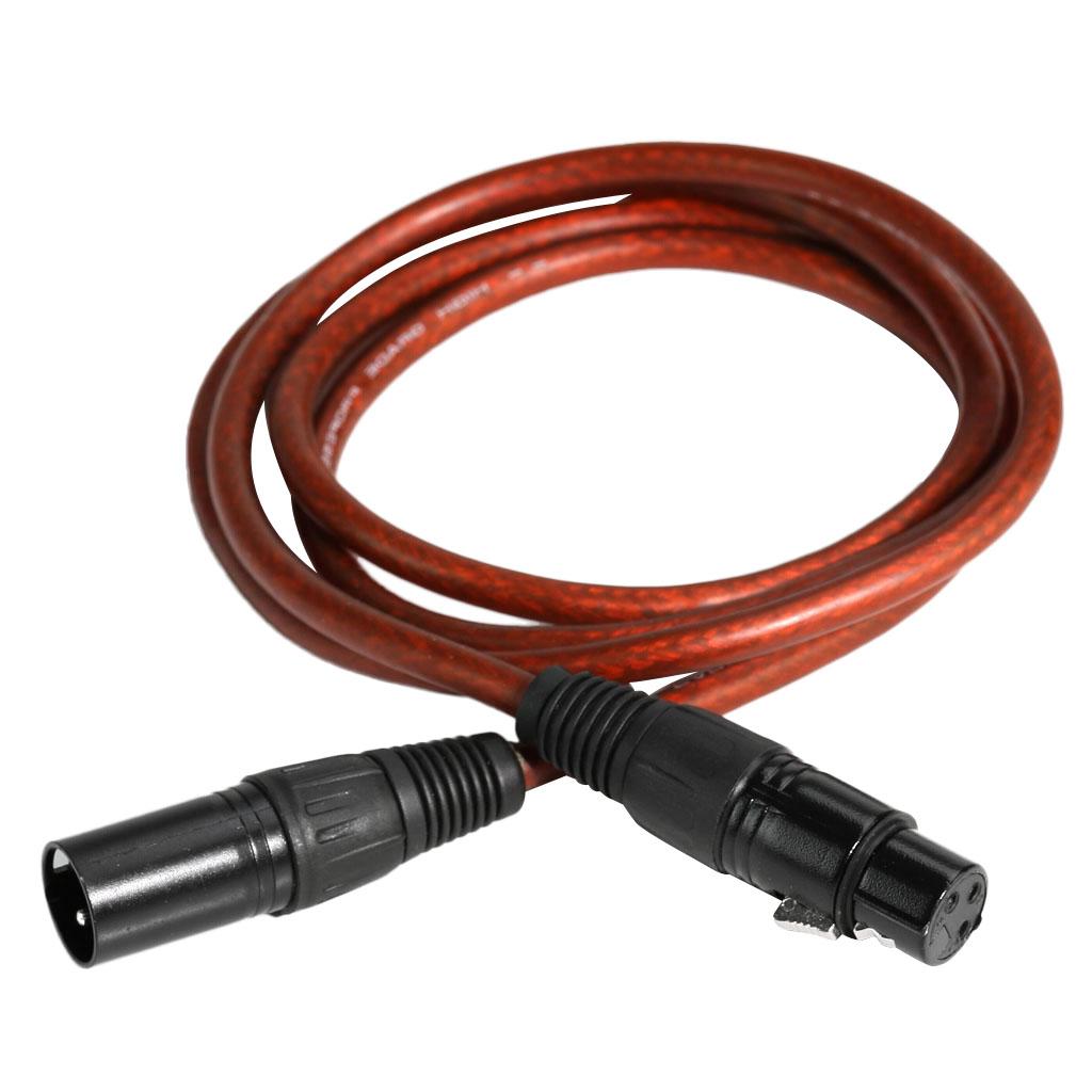 XLR Microphone Cable, XLR Male to XLR Female Balanced 3 PIN Mic Cables 0.5m