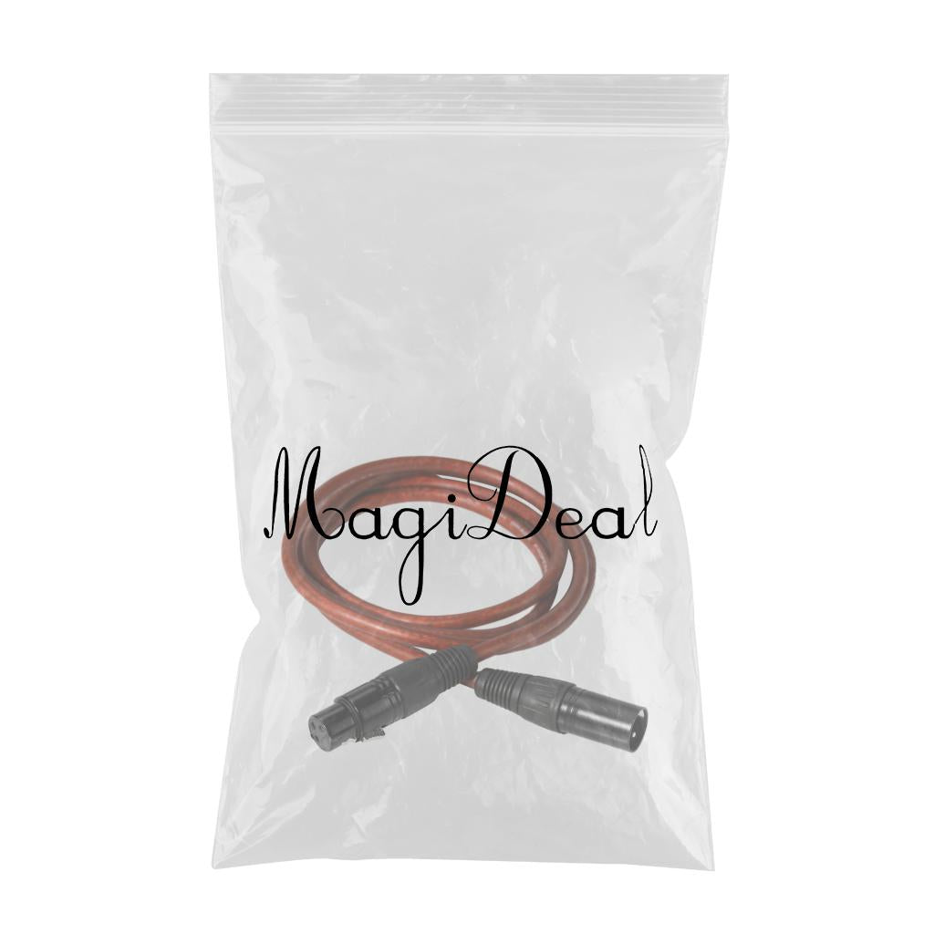 XLR Microphone Cable, XLR Male to XLR Female Balanced 3 PIN Mic Cables 0.5m