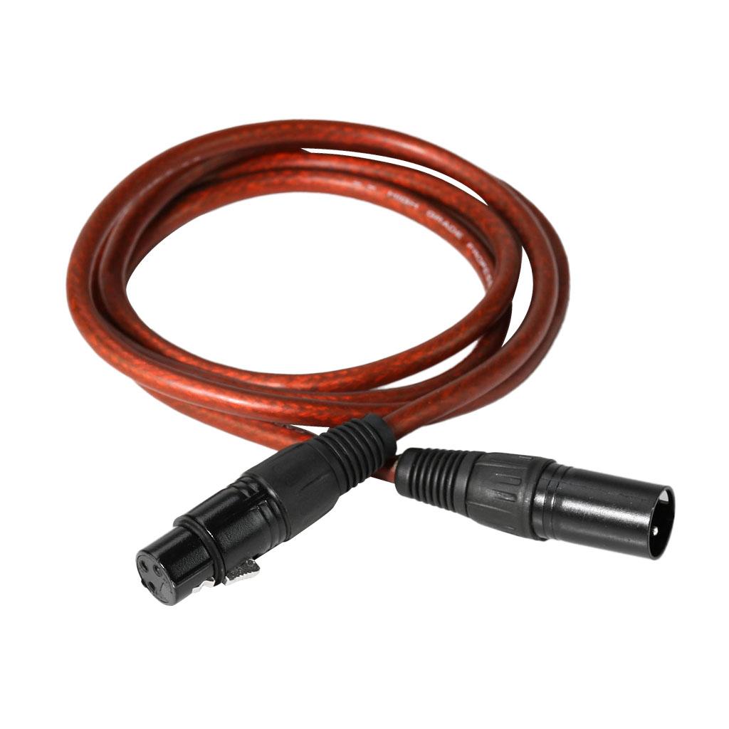 XLR Microphone Cable, XLR Male to XLR Female Balanced 3 PIN Mic Cables 2m