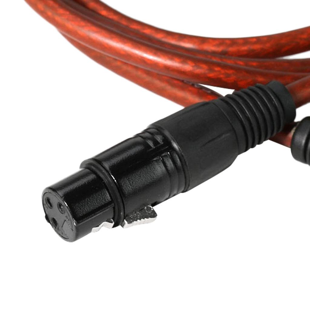 XLR Microphone Cable, XLR Male to XLR Female Balanced 3 PIN Mic Cables 2m