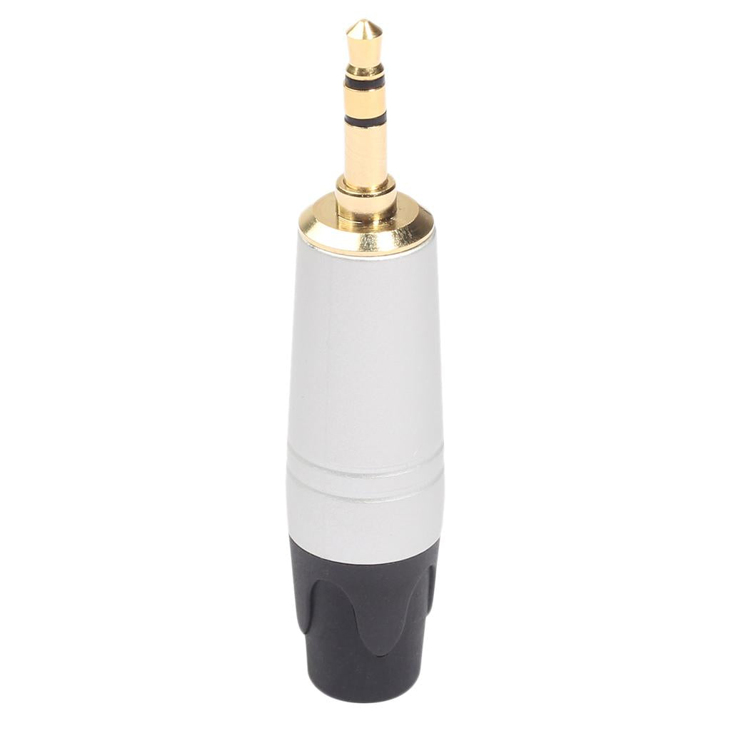 3.5mm Stereo Jack Plug Male Connector for DIY Audio Soldering for Microphone