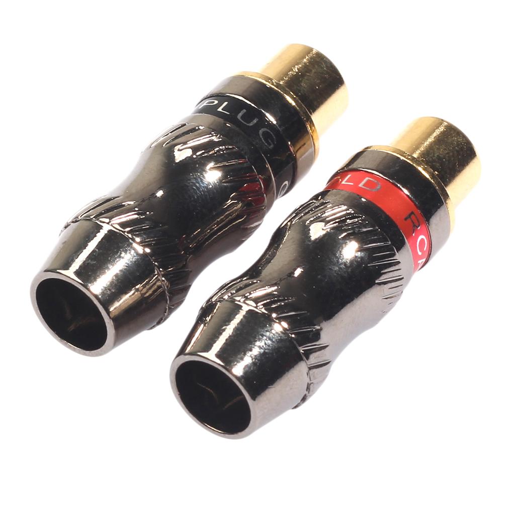 1 Pairs RCA jack Connector Female Microphone Headphone Audio Cable Adapter