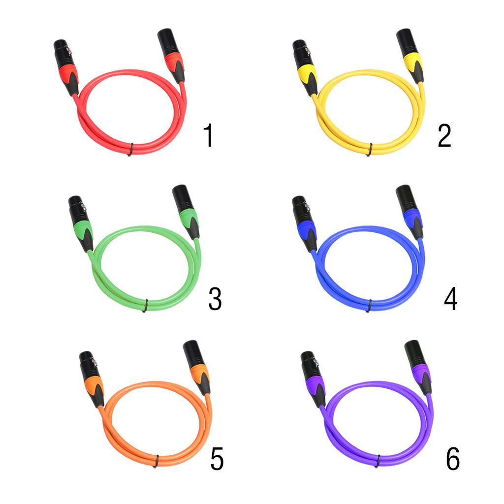 XK303 Male to Female Audio Cable For Microphone Sound Console Red 1m