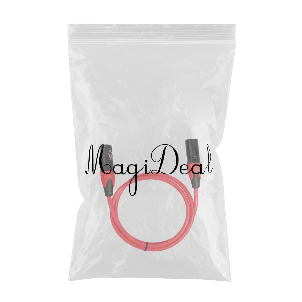 XK303 Male to Female Audio Cable For Microphone Sound Console Red 1.8m