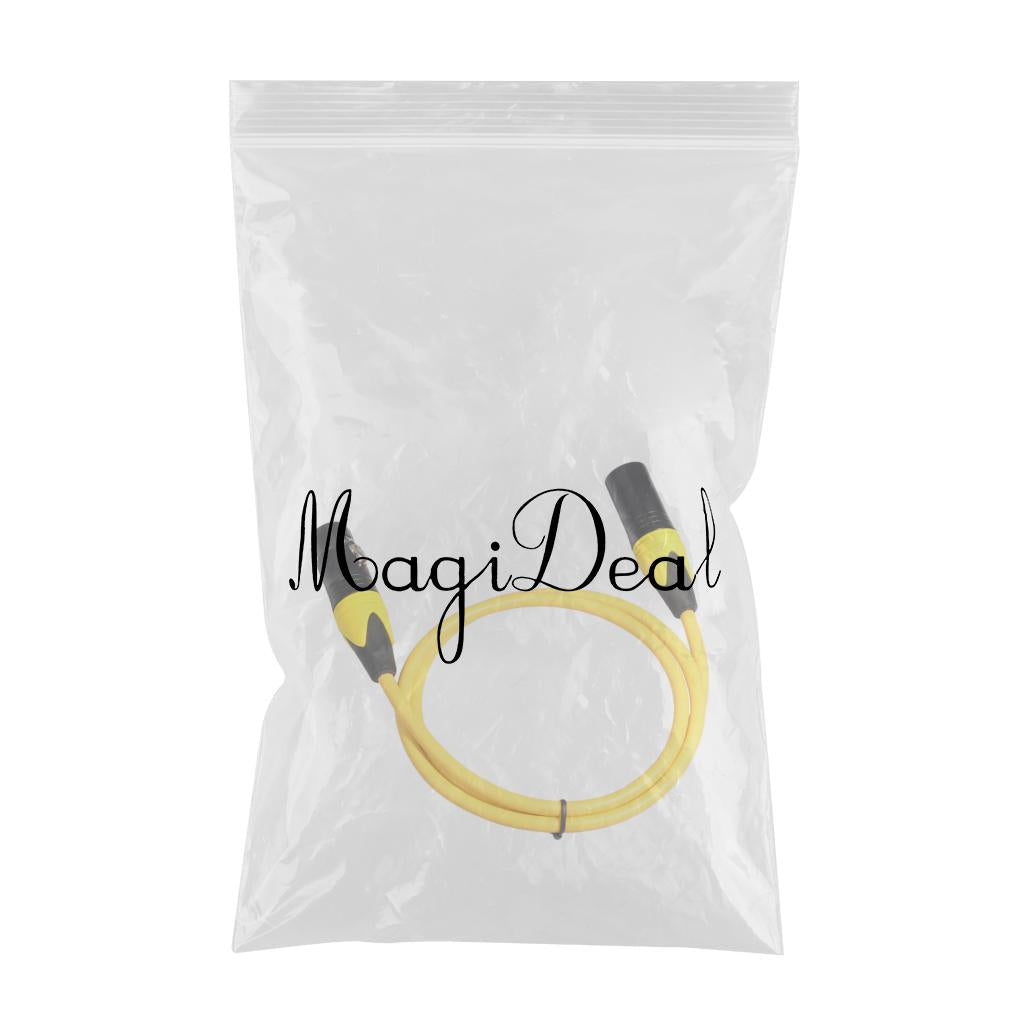 XK303 Male to Female Audio Cable For Microphone Sound Console Yellow 1m