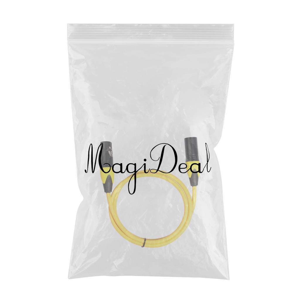 XK303 Male to Female Audio Cable For Microphone Sound Console Yellow 1.8m