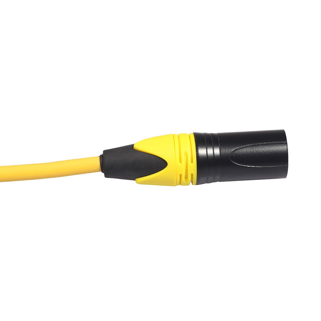 XK303 Male to Female Audio Cable For Microphone Sound Console Yellow 3m