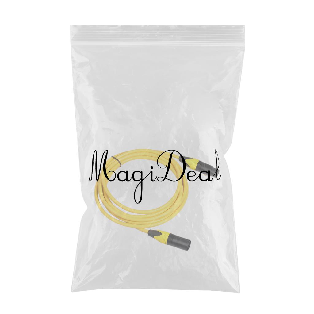 XK303 Male to Female Audio Cable For Microphone Sound Console Yellow 3m
