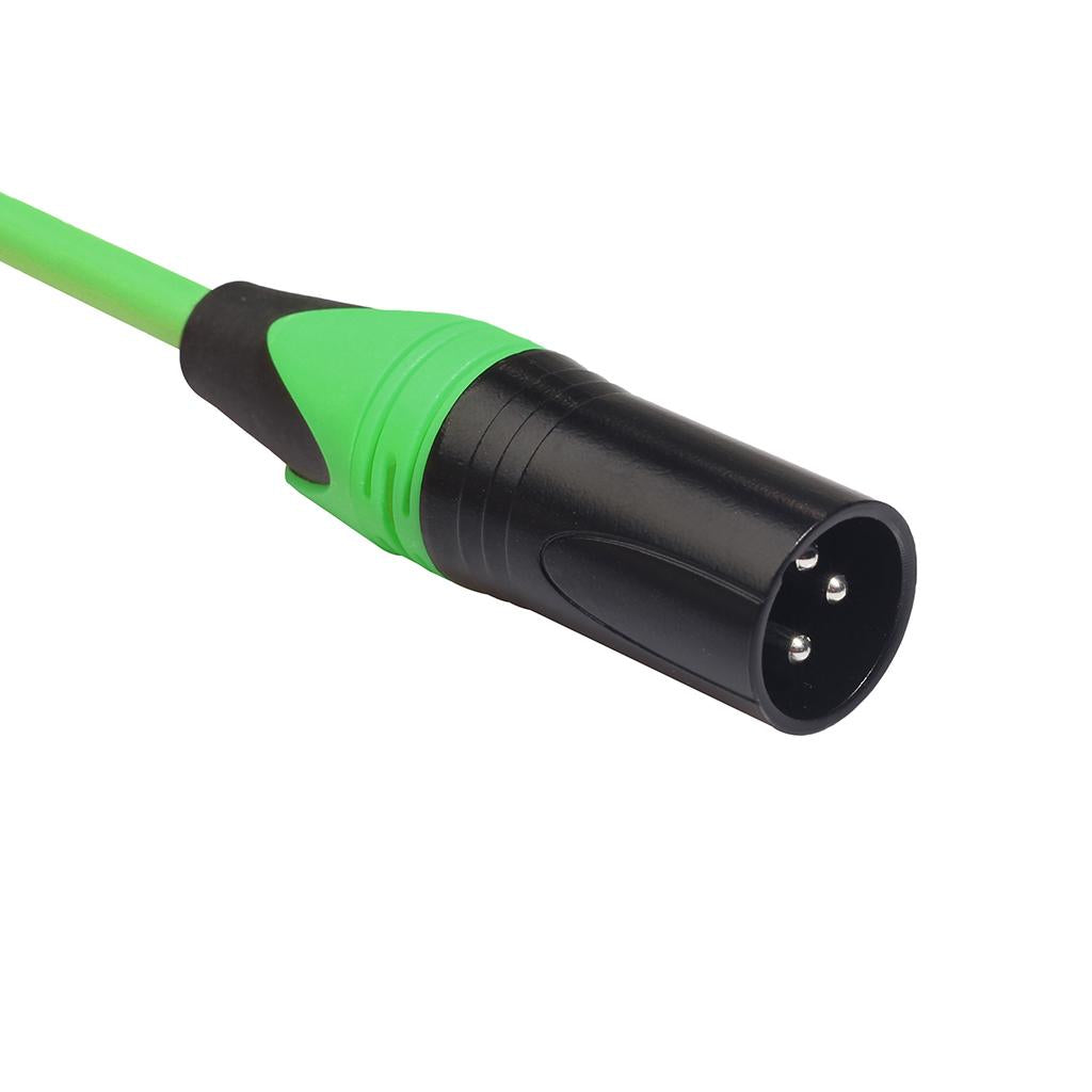XK303 Male to Female Audio Cable For Microphone Sound Console Green 1m