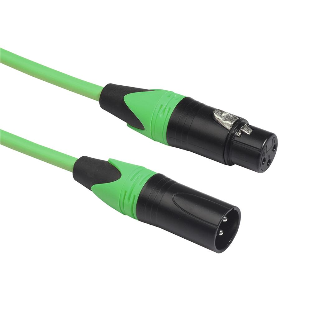 XK303 Male to Female Audio Cable For Microphone Sound Console Green 1m