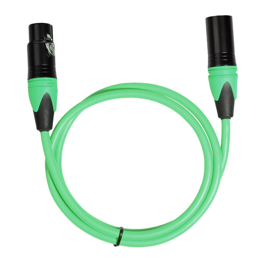 XK303 Male to Female Audio Cable For Microphone Sound Console Green 1.8m