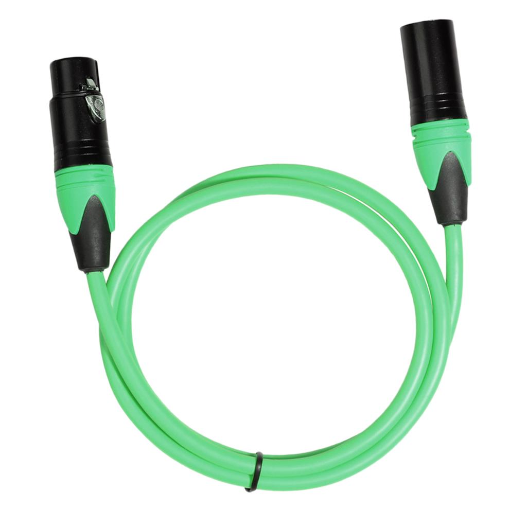 XK303 Male to Female Audio Cable For Microphone Sound Console Green 1.8m
