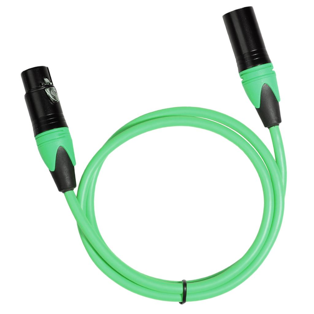 XK303 Male to Female Audio Cable For Microphone Sound Console Green 1.8m