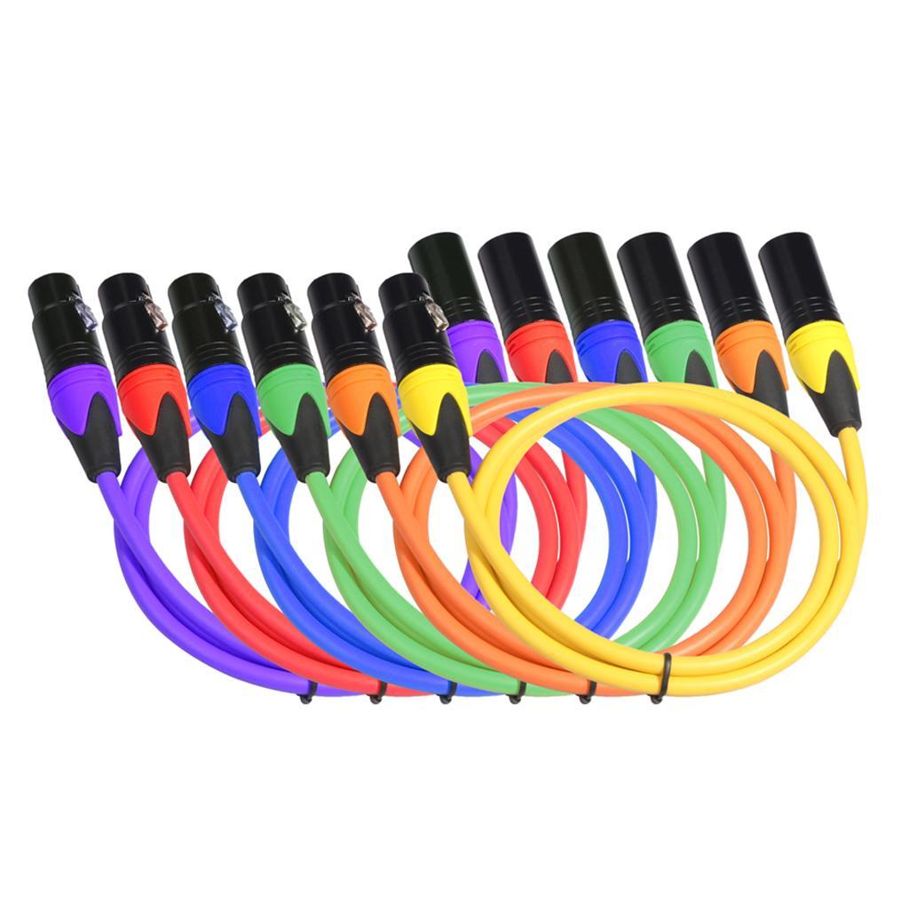 XK303 Male to Female Audio Cable For Microphone Sound Console Green 3m