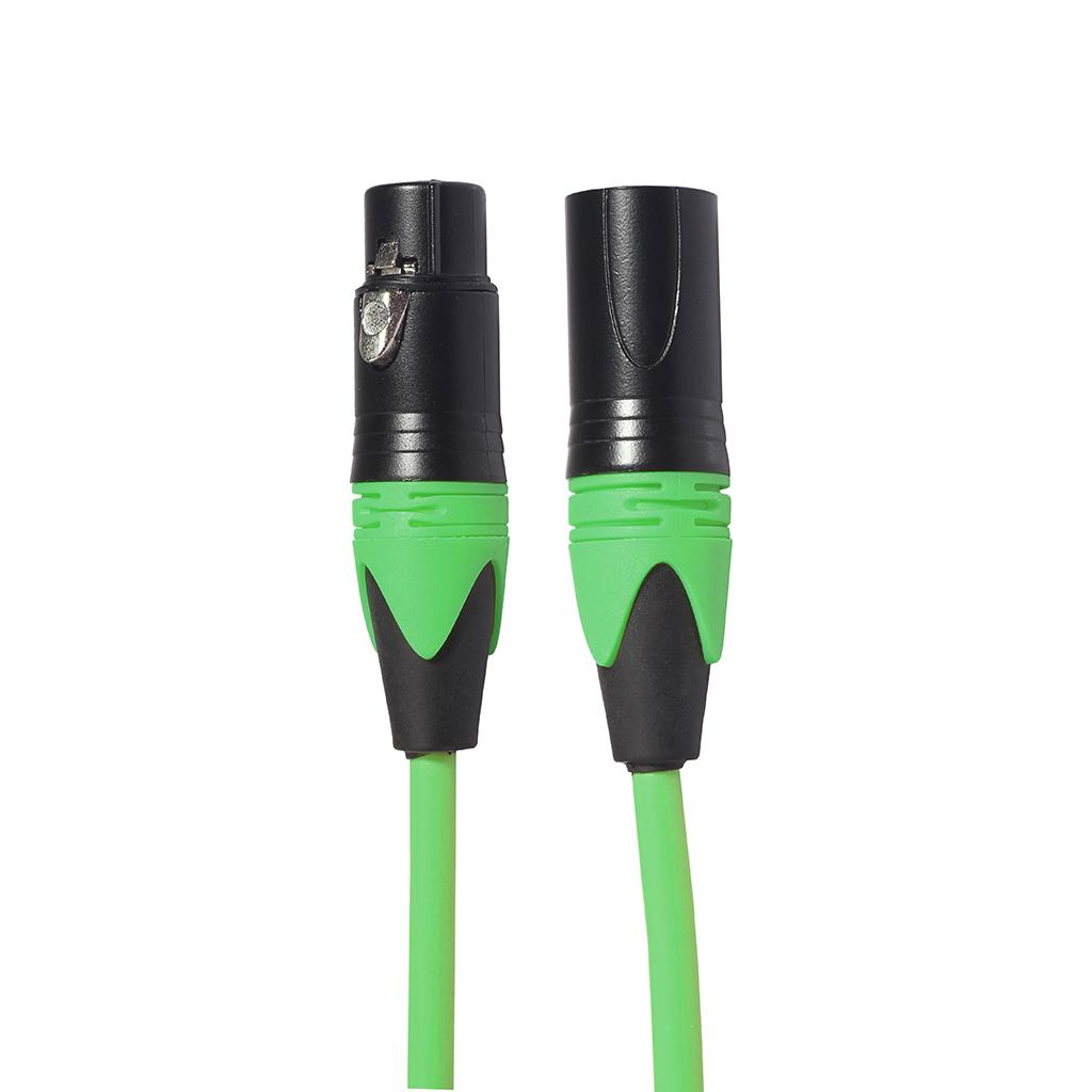XK303 Male to Female Audio Cable For Microphone Sound Console Green 5m
