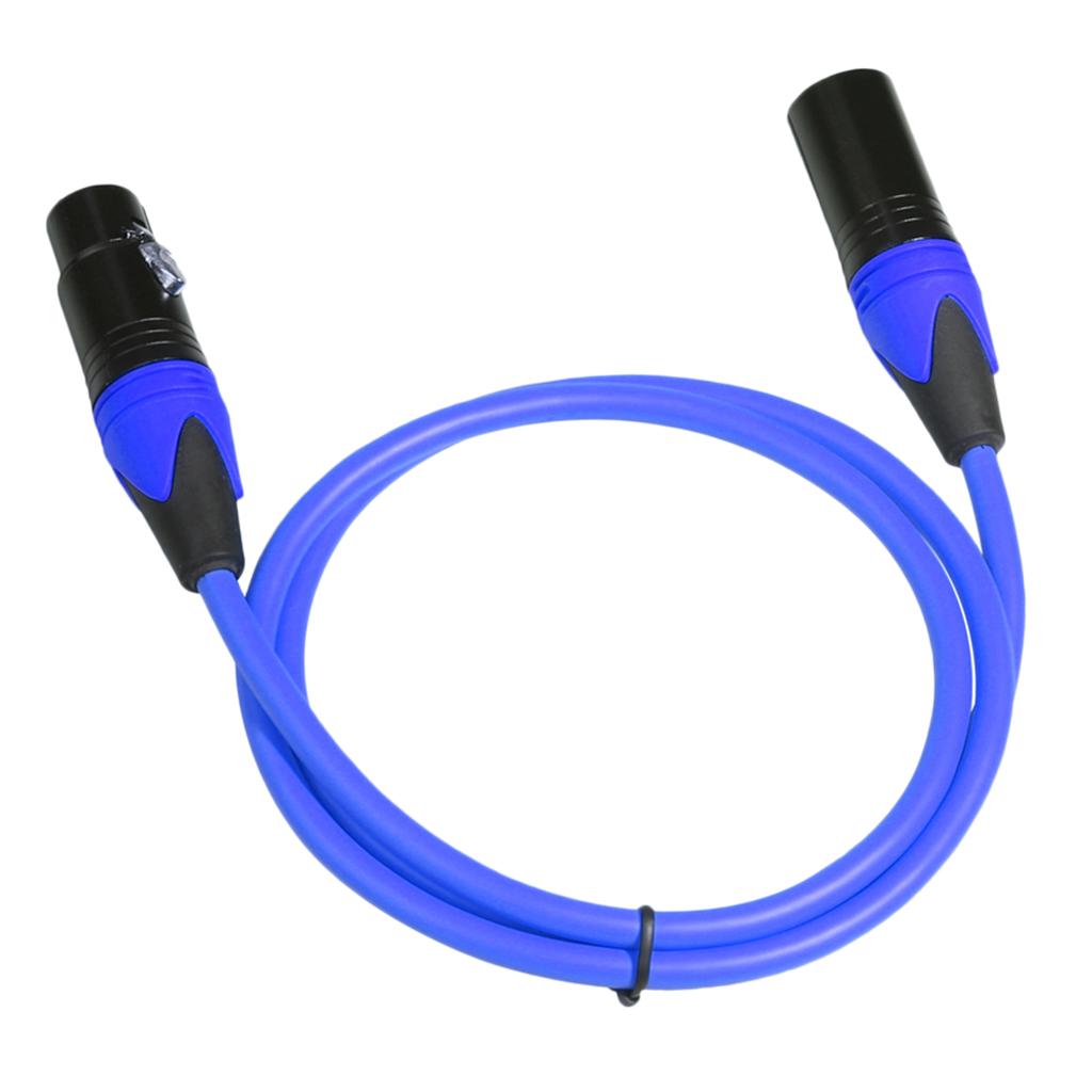 XK303 Male to Female Audio Cable For Microphone Sound Console Blue 1m