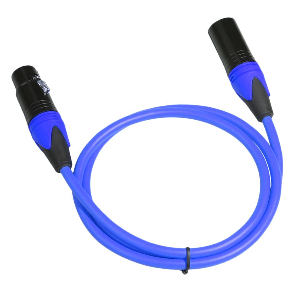 XK303 Male to Female Audio Cable For Microphone Sound Console Blue 1m