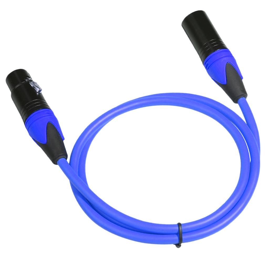 XK303 Male to Female Audio Cable For Microphone Sound Console Blue 1m