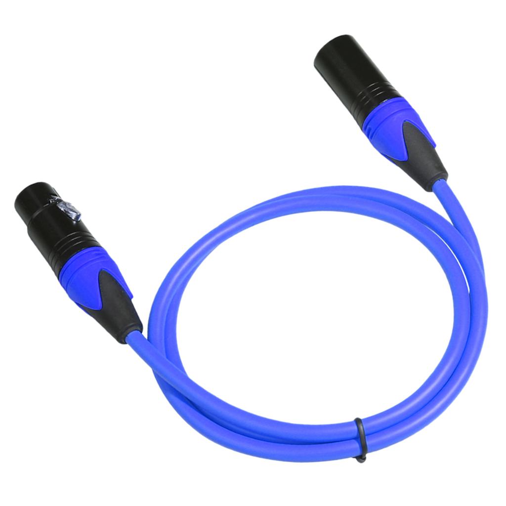 XK303 Male to Female Audio Cable For Microphone Sound Console Blue 1m
