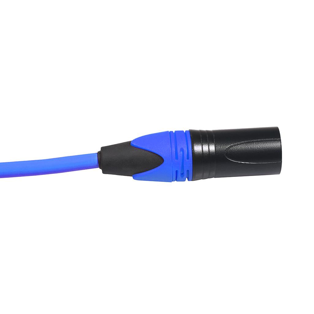 XK303 Male to Female Audio Cable For Microphone Sound Console Blue 3m