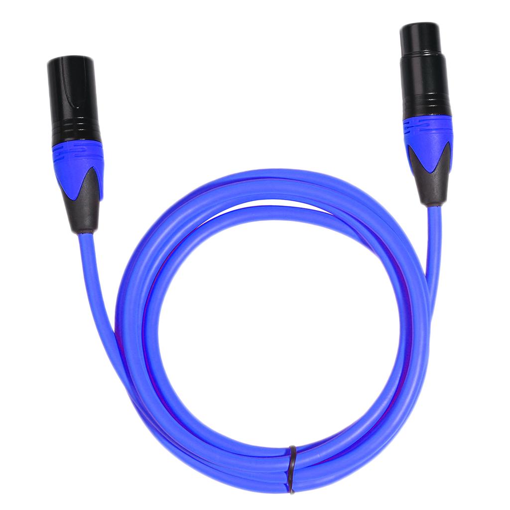 XK303 Male to Female Audio Cable For Microphone Sound Console Blue 3m