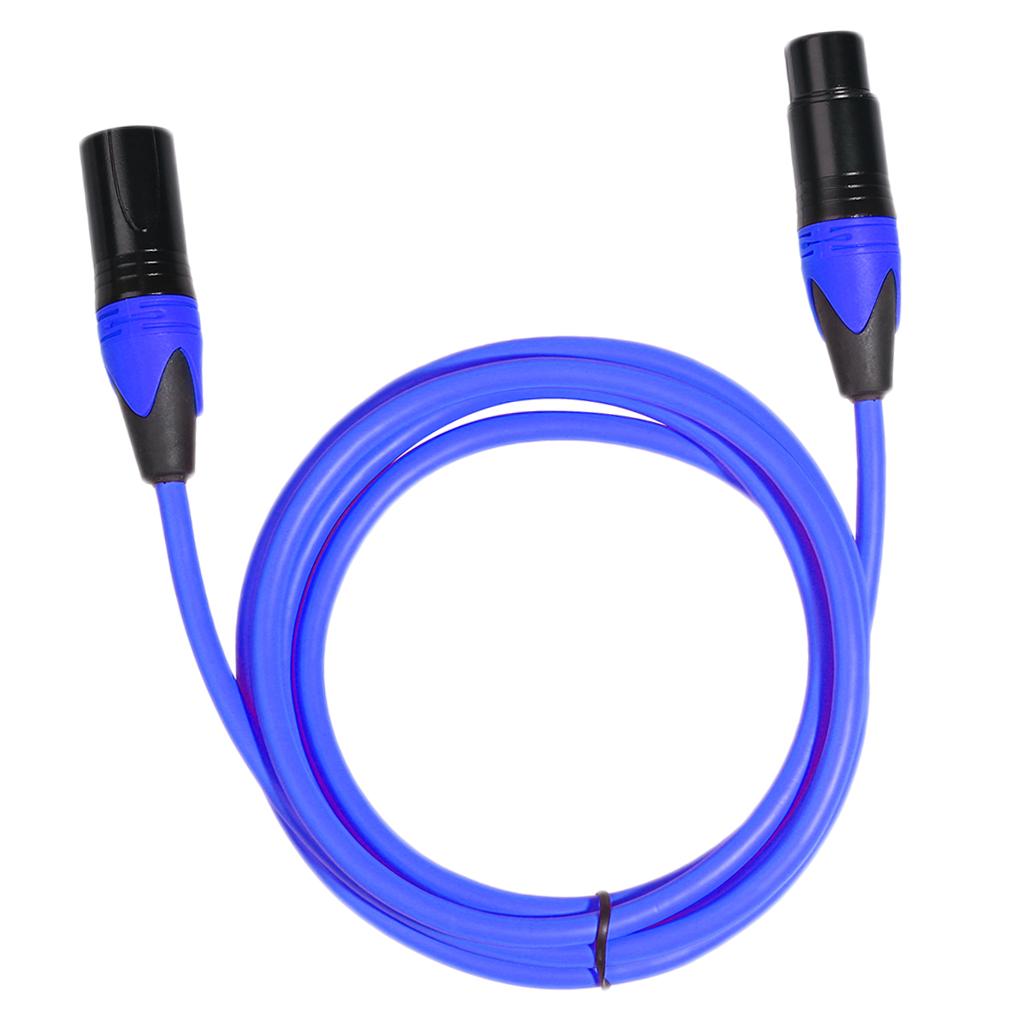 XK303 Male to Female Audio Cable For Microphone Sound Console Blue 3m
