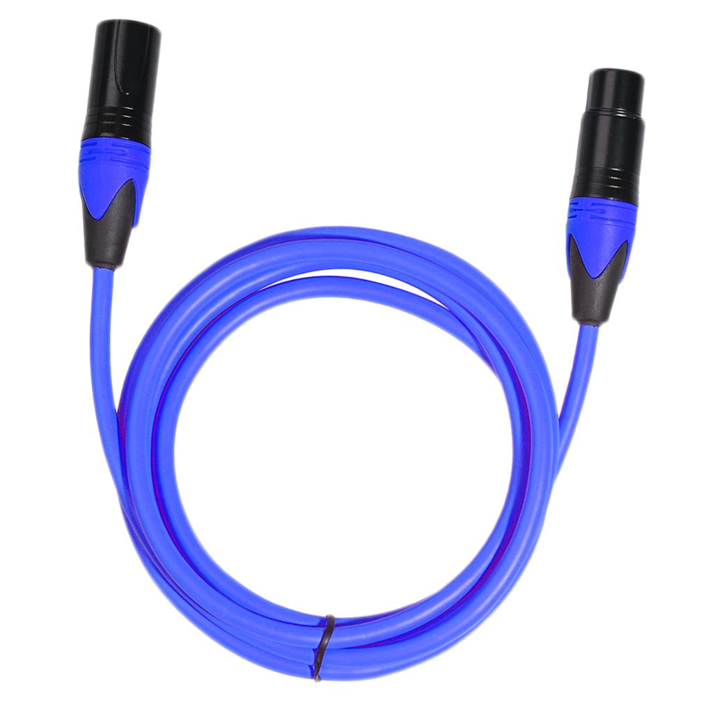 XK303 Male to Female Audio Cable For Microphone Sound Console Blue 3m