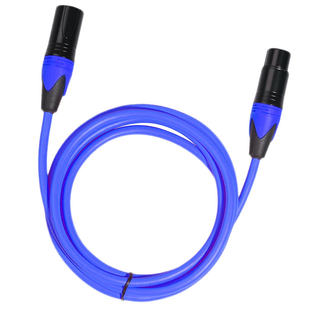 XK303 Male to Female Audio Cable For Microphone Sound Console Blue 3m
