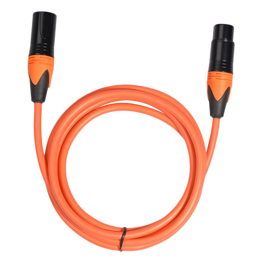 XK303 Male to Female Audio Cable For Microphone Sound Console Orange 3m