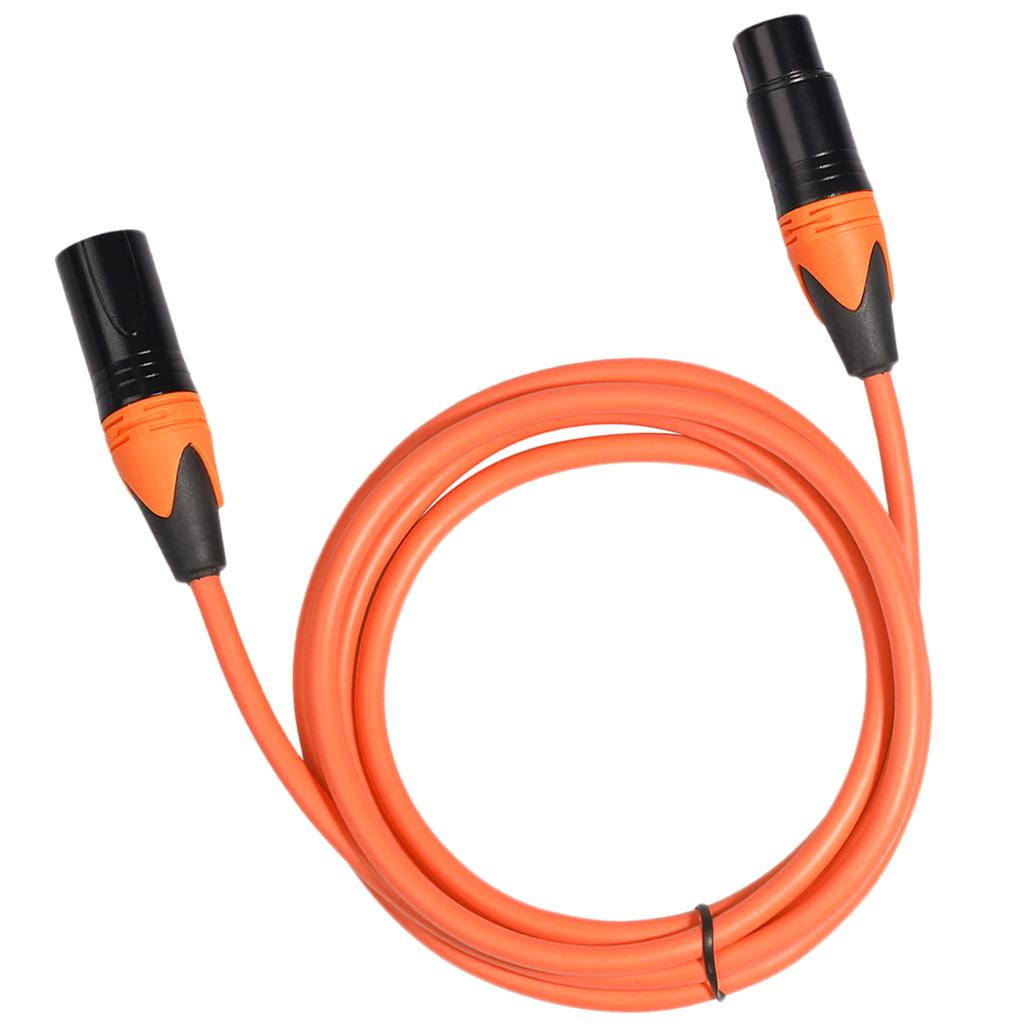 XK303 Male to Female Audio Cable For Microphone Sound Console Orange 3m
