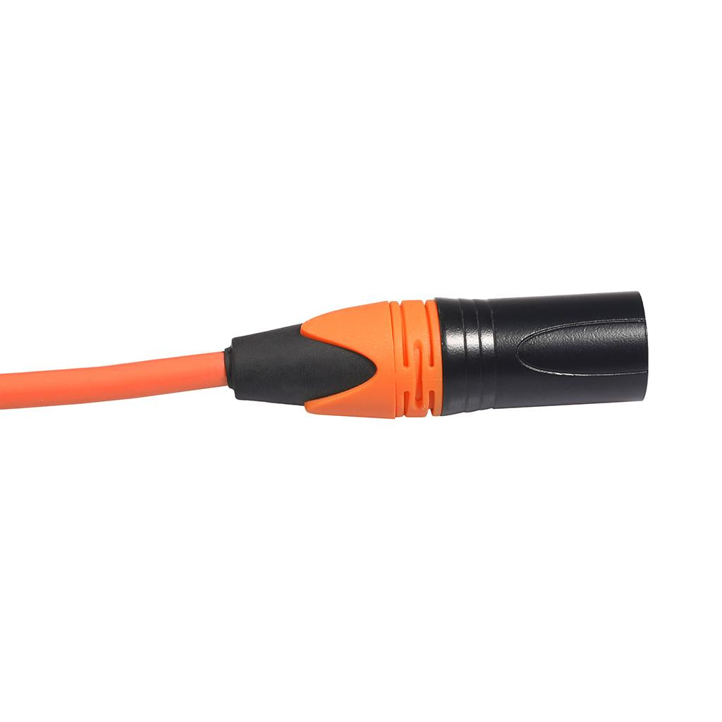 XK303 Male to Female Audio Cable For Microphone Sound Console Orange 5m
