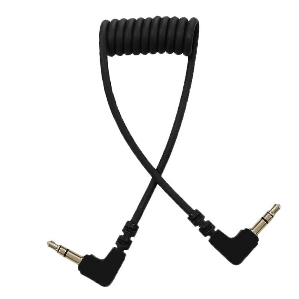 3.5mm Microphone Audio Male to Male Stereo Jack Cable Cord 45cm