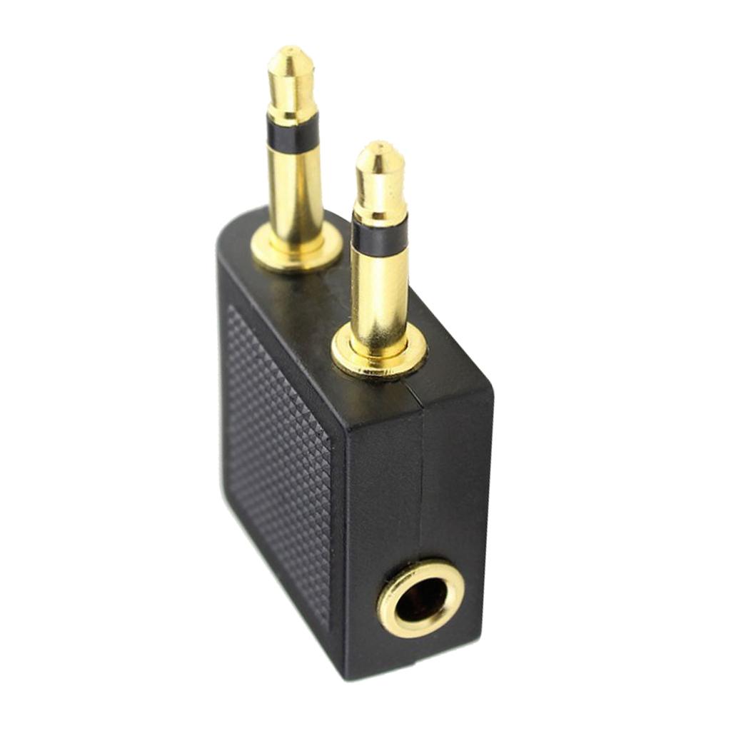Airplane Airline Headphone Socket Adapter 3.5mm Jack