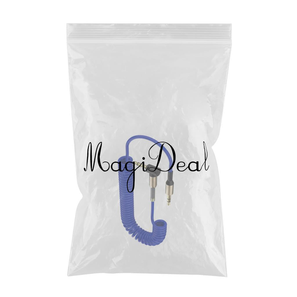 3.5mm Audio Jack to Jack Cable Car Aux Stereo for iPhone Speaker Blue