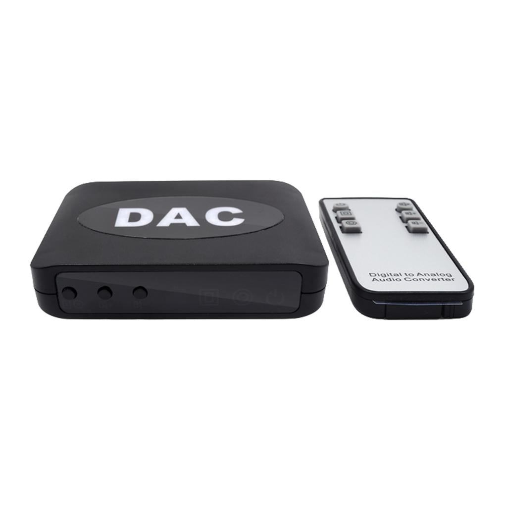 Optical Coax Digital to Analog Converter Audio Adapter RCA LR Stereo